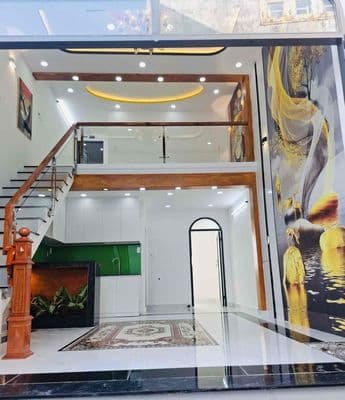 Nhà đẹp 4,5*9m 2PN 3/ ngắn Đường Quách Điêu Vĩnh Lôc A