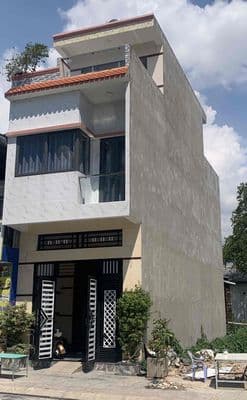 Nhà 1 Trệt 2 Lầu Mặt Tiền Nhựa Gần Ngã Tư Hoà Lân Quốc Lộ 13 Thuận An