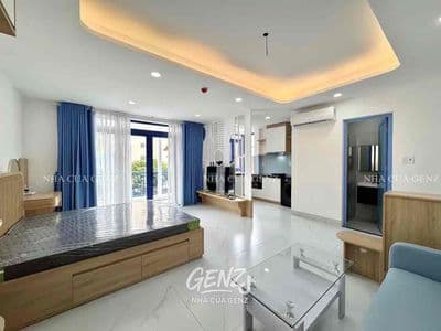 cho thuê căn hộ studio ban công ngay sân bay - giáp phú nhuận