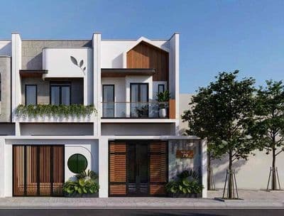 Bán nhà 1 trệt 1 lầu – 2 mặt tiền nhựa – full nội thất .