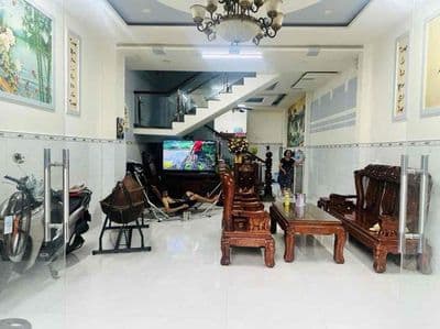Nhà 3 tầng-dt 5mx20m-ô tô ngủ trong nhà-20m ra mặt tiền Tân Thới Nhất