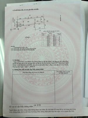 MT 22A Phó Cơ Điều - DT ~110m2 (5* 18 nở hậu 8m). Giá 23,5 T