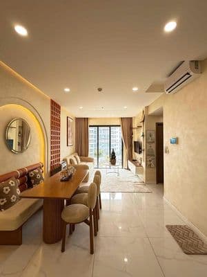 cho thuê căn hộ 2 phòng ngủ Diamond Alnata Full nội thất