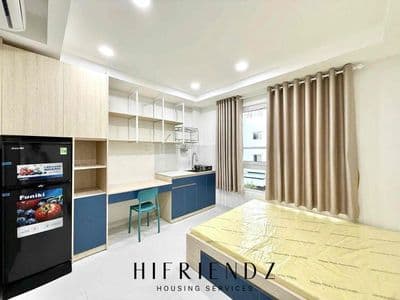 Studio full nội thất ngay vòng xoay phú lâm