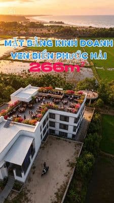 Bán đất phước hải - đất mặt tiền đường ven biển view biển 266m2
