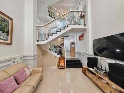NGON NHẤT BÌNH THẠNH-NHỈNH 7 T NHÀ ĐẸP 4 TẦNG HXH SÁT SÂN BAY TSN