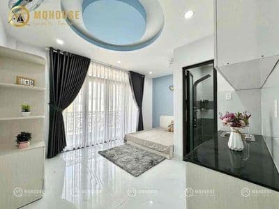 Siêu phẩm studio ban công - full nội thất - mới 100% - ngay đầm sen