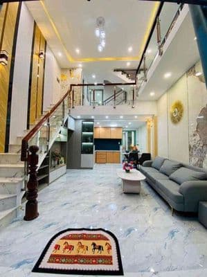 NHÀ NGAY EMART PHAN HUY ÍCH, 65M2, 4 TẦNG, 4PN, FULL NỘI THẤT, 5.X TỶ