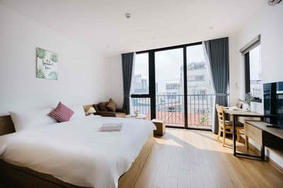 Cho thuê CHDV Studio mới tinh Ngõ 690 Lạc Long Quân, gần Lotte Tây Hồ