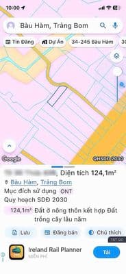 CC BÁN 2 lô liền kề 139m2 - 124m2 - Thổ Cư 100% , Bàu Hàm - Đồng Nai