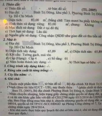 cần bán nhà hẻm xe hơi 83m2 đường bình trị Đông Bình Tân