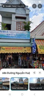 bán nhà mặt tiền đường Nguyễn Huệ TT Núi Sập Thoại Sơn An Giang