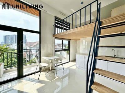 Duplex ban công full nội thất ngay aeon bình tân gần bốn xã