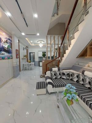 NHÀ MỚI 100% KDC HOÀNG HOA – LONG HẬU CÁCH LÊ VĂN LƯƠNG NHÀ BÈ 500M