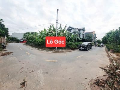 Lô góc 114m2, đấu giá, đặng xá, gia lâm, đường oto tránh - kinh doanh