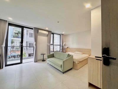 Cho thuê studio ban công full nội thất ngay Trần Não - gần cầu Sài Gòn