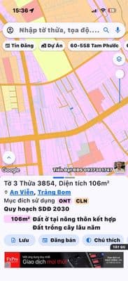 ẤP 3 an viễn, ngay trung tâm hành chánh xã; 106m2 thổ cư 80m