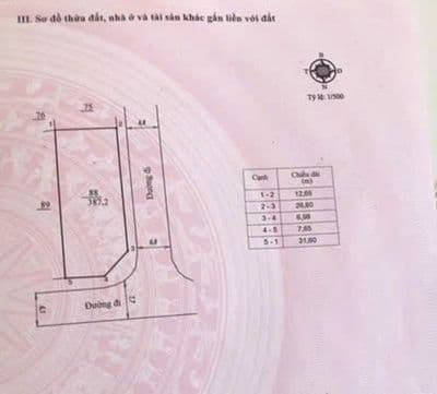 Bán đất Xây biệt thư Lô góc 2MT 387m full thổ cư ngang 13m