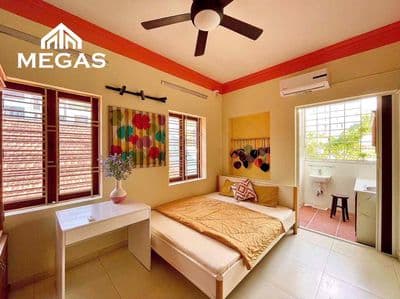 Căn hộ tách bếp ban công full nội thất lam sơn - cửu long - sân bay