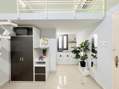 Cho thuê phòng gác FULLNT ngay VLUCS2 & Trạm y tế Bình Thạnh giá 4tr9