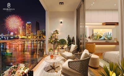 Chuyển nhượng căn hộ 2PN view sông dự án Peninsula Đà Nẵng