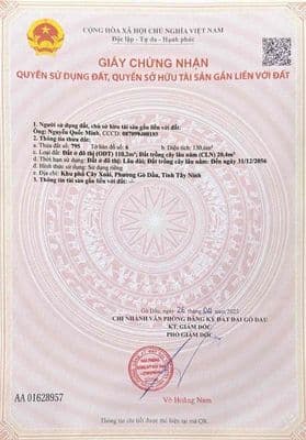 Chính chủ - bán nhà mặt tiền 5x30m hùng vương, phường gò dầu