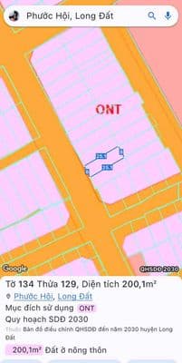 Bán nhanh Đất Biển gần Chợ Lộc An, mặt tiền đường lớn, DT 200m2 (8x25)