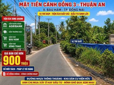 đất mặt tiền đường nhựa kinh doanh 5x33mv giá từ 795tr_950tr
