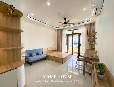 Studio Ban Công 40m2 | Full Nội Thất | New 100% | Ngay Aeon Mall