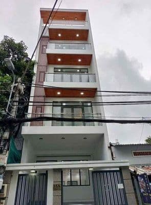 Cho thuê nhà phố quận 7, hầm 4 lầu 6pn 5x20m 55 triệu tháng