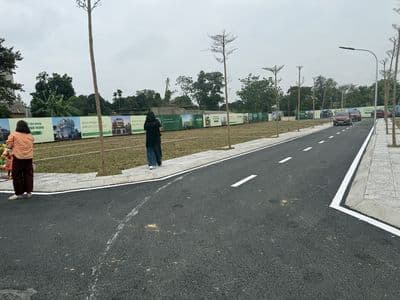 Đất hòa lạc kđt vệ tinh công nghệ cao, 100m, mt6,4m, giá 2,715 tỷ