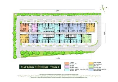 bán căn hộ 70m2-2N2VS mặt đường Nguyễn xiển
