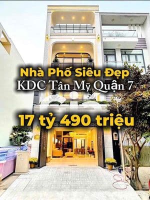 Căn nhá siêu đẹp tinh tế có gu kdc tân mỹ quận 7 5x18m giá 17 tỷ 790