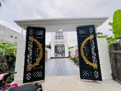 Bán nhà sân vườn Trung An, sân đậu oto giá bao yêu thương