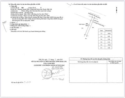 Bán Đất 5x40m Thành Nhất - Gần GO! Buôn Ma Thuột