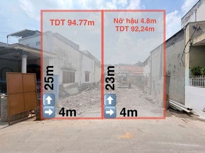 Bán đất gần chợ Phúc Hải hẻm xe hơi
