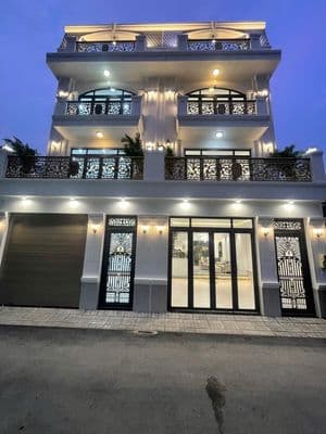 Nhà 4 Tầng Full Nội Thất Đối Diện Căn Hộ Khải Hoàn Prime NHà Bè