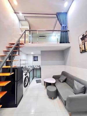 cho thuê căn hộ mới xây full nội thất