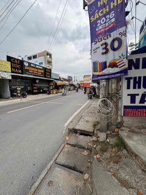 Đất thổ cư ngộp bank mặt tiềnthạnhxuân24q.12chỉ 4.88