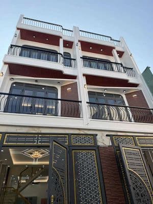 Nhà Bình Tân - 4 tầng (4*14m) đường xe hơi tránh - 4 Phòng Ngủ