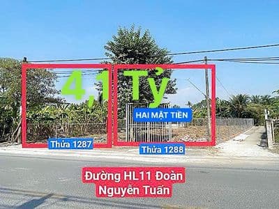 Vị trí: Đối diện bến xe Hưng Long-Quy Đức Cách Quốc Lộ 50 # 1km