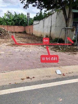 BÁN LÔ ĐẤT NGANG 6m Mặt Tiền Lê Chi Dân Tân An TDM