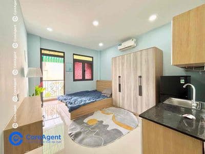 STUDIO BANCONG THOÁNG GIÓ - Full nội thất ngay nhà thờ PHAOLO