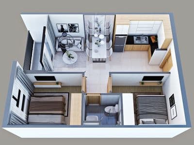 Chính Chủ Bán Căn 2PN Nhà Mới Giá 1,75 Tỷ Sổ Sẵn LH ***