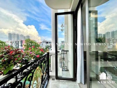 Một phòng ngủ mới xây 100% thiết kế siêu đẹp khu dân cư him lam quận 7