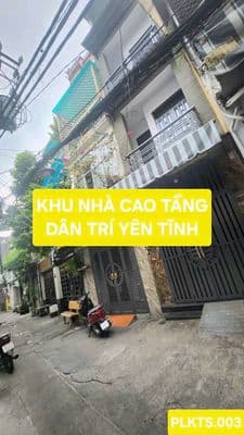 NHÀ 4 TẦNG NI SƯ HUỲNH LIÊN TÂN BÌNH HẺM XE HƠI THÔNG NHỈNH 5 TỎI