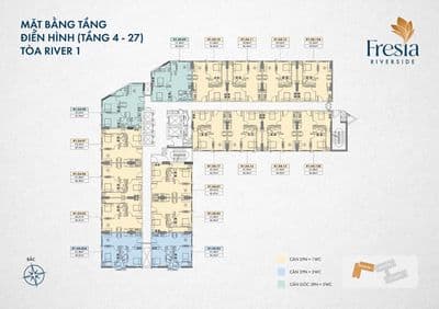 Hot chính chủ cắt lỗ căn fresia riverside view sông tầng 17