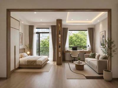 Cho thuê căn hộ 2 phòng ngủ phan đăng lưu