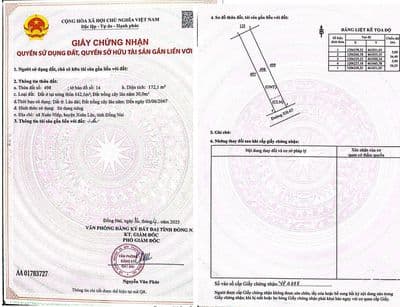 Đất khu dân cư Tam Hiệp, 165m² thổ cư 134m², giá chỉ 950 triệu