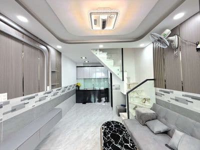 nhà hẻm xe hơi quận 7 3.5x7m 2 tầng 1 tỷ 480